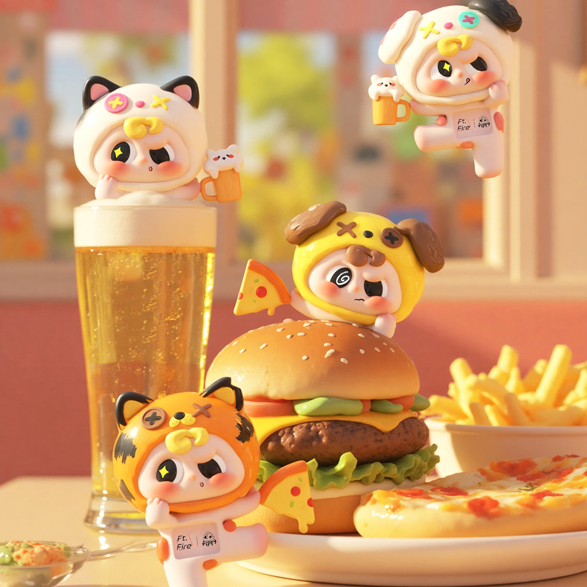 Ft.Fire Pippy Party Time  Decorative Series Mini Blind Box
