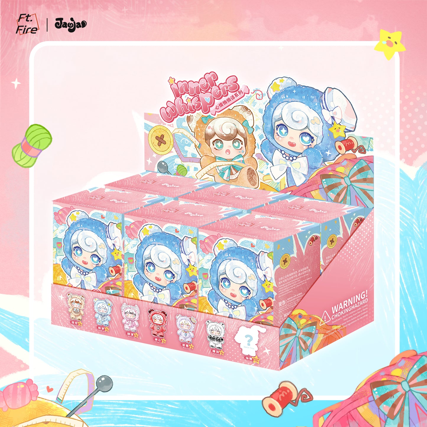Ft.Fire JaoJao-Inner Whispers Series Plush Blind Box