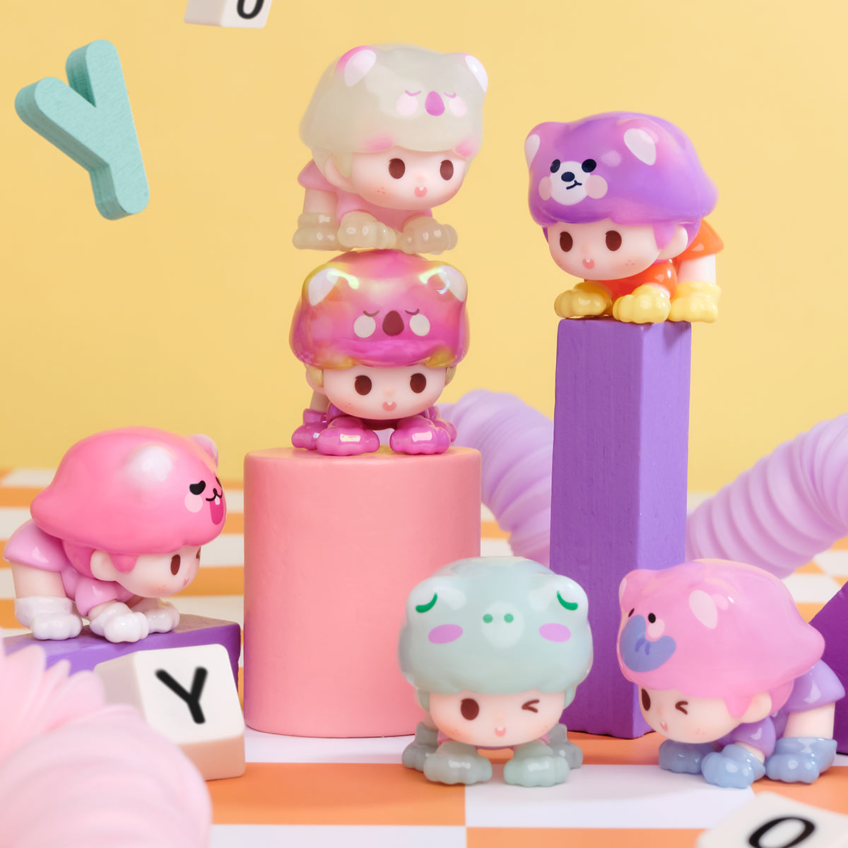Ft.Fire YOYO-Forest Animal Chess Series Cute Granules
